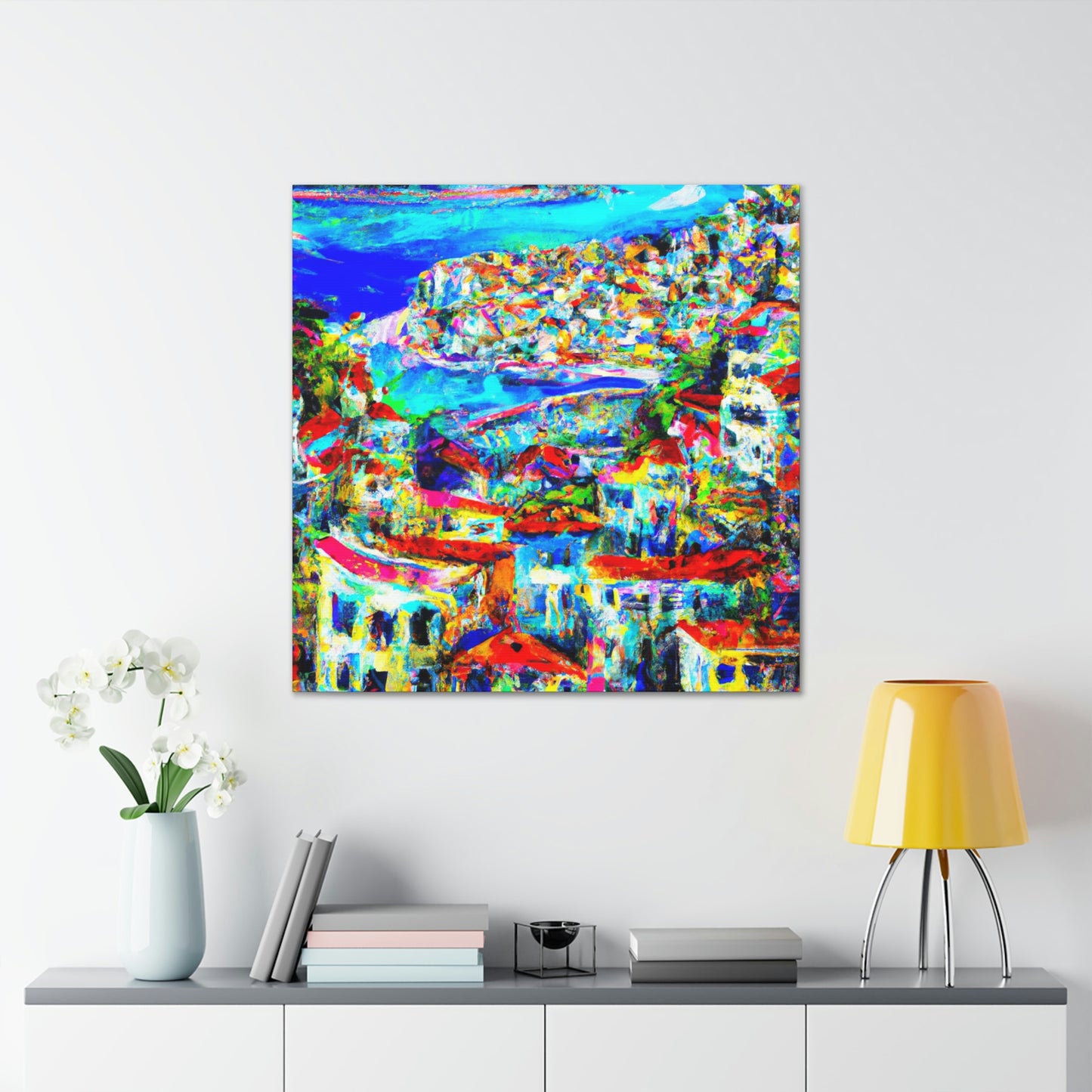 Moody Mediterranean Sea - Canvas