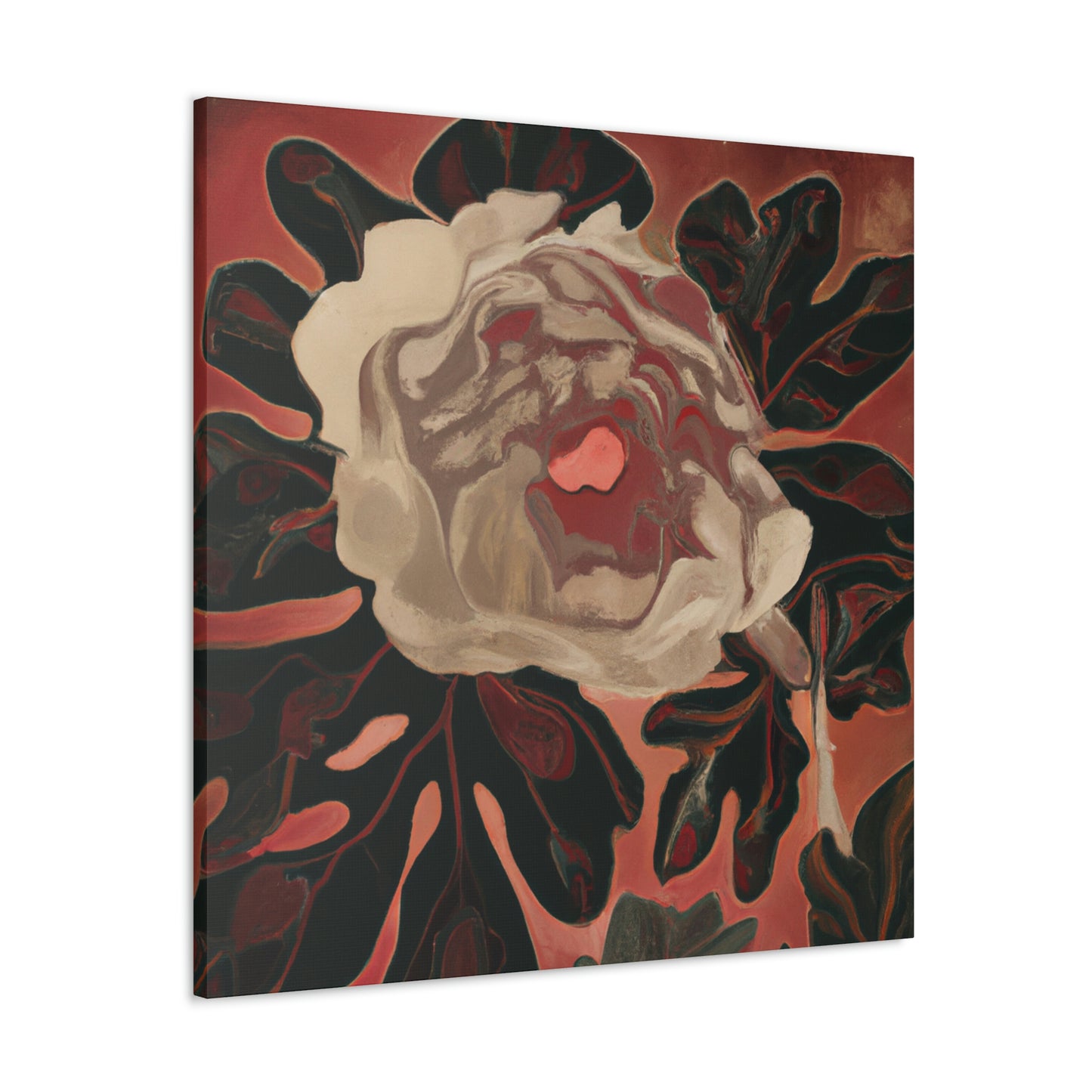 "Peony in Petals" - Canvas