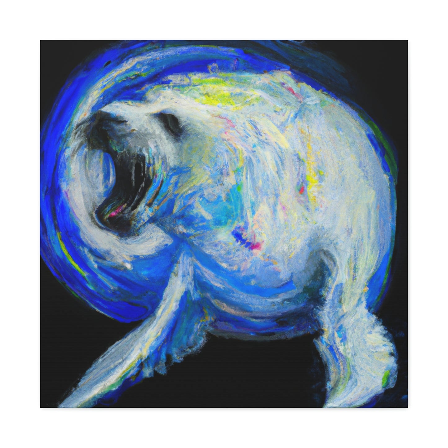 "A vulnerable Harp Seal" - Canvas