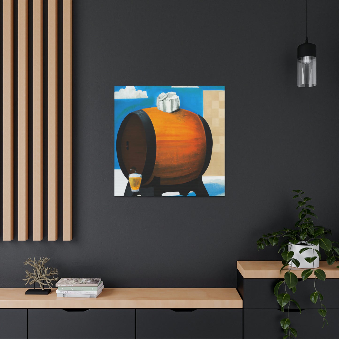 Whiskey Barrell Dreaming - Canvas