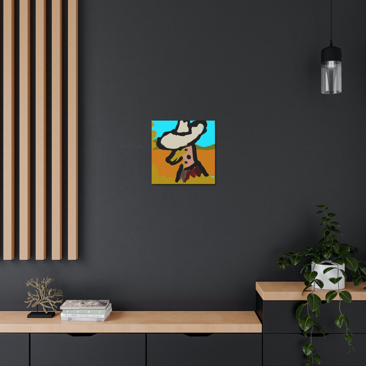 "Cowboy Western Concept” - Canvas