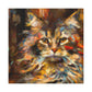 "Maine Coon Impressionism" - Canvas