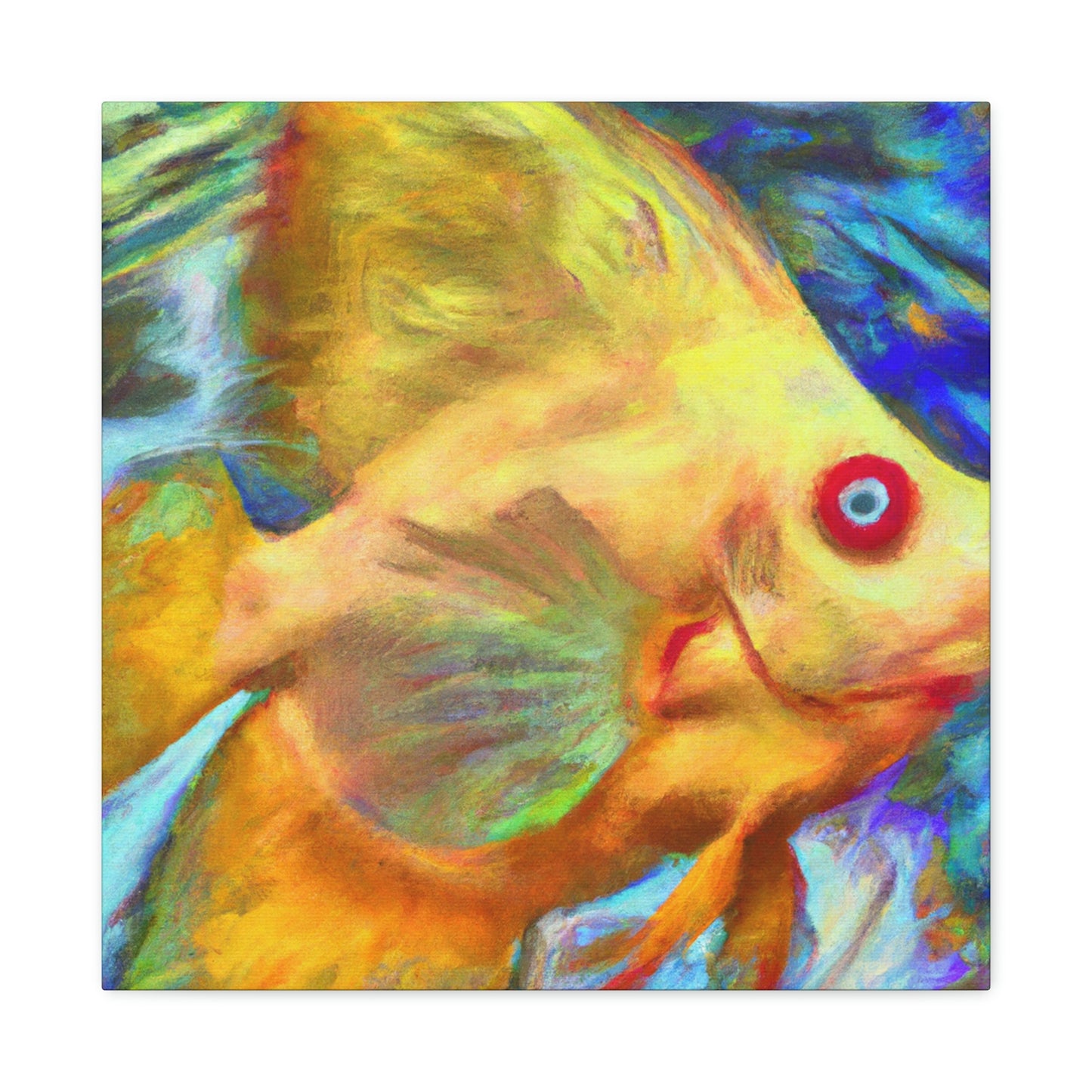 "Angelic Fish Dreamscape" - Canvas