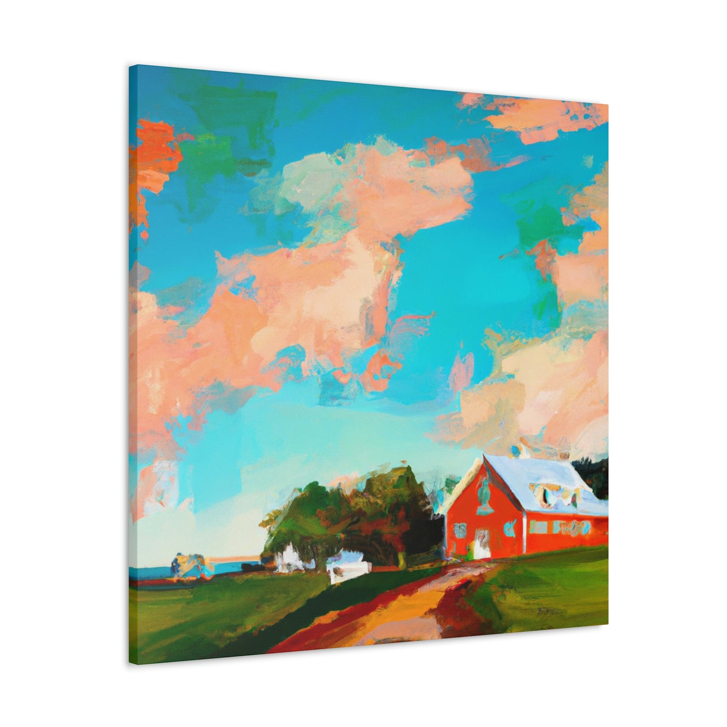 "Homestead at Sunrise" - Canvas