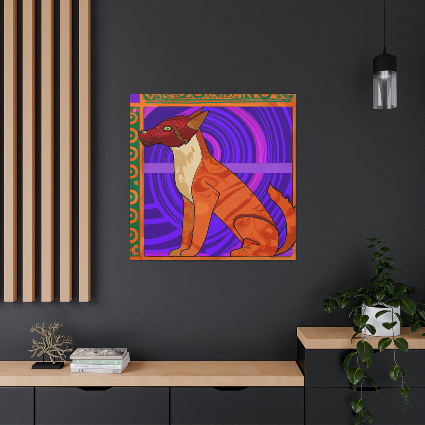 "Dhole's Jazz Symphony" - Canvas