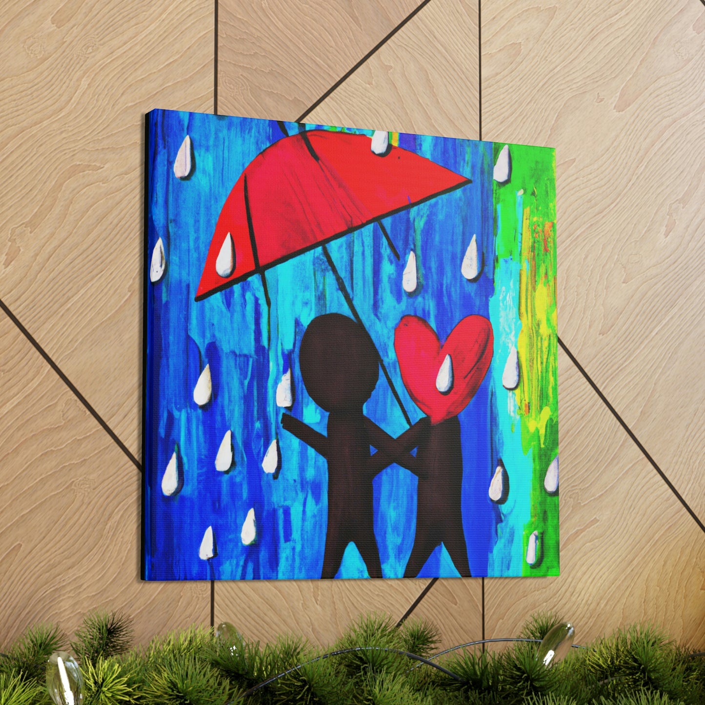 Love in the Rain - Canvas