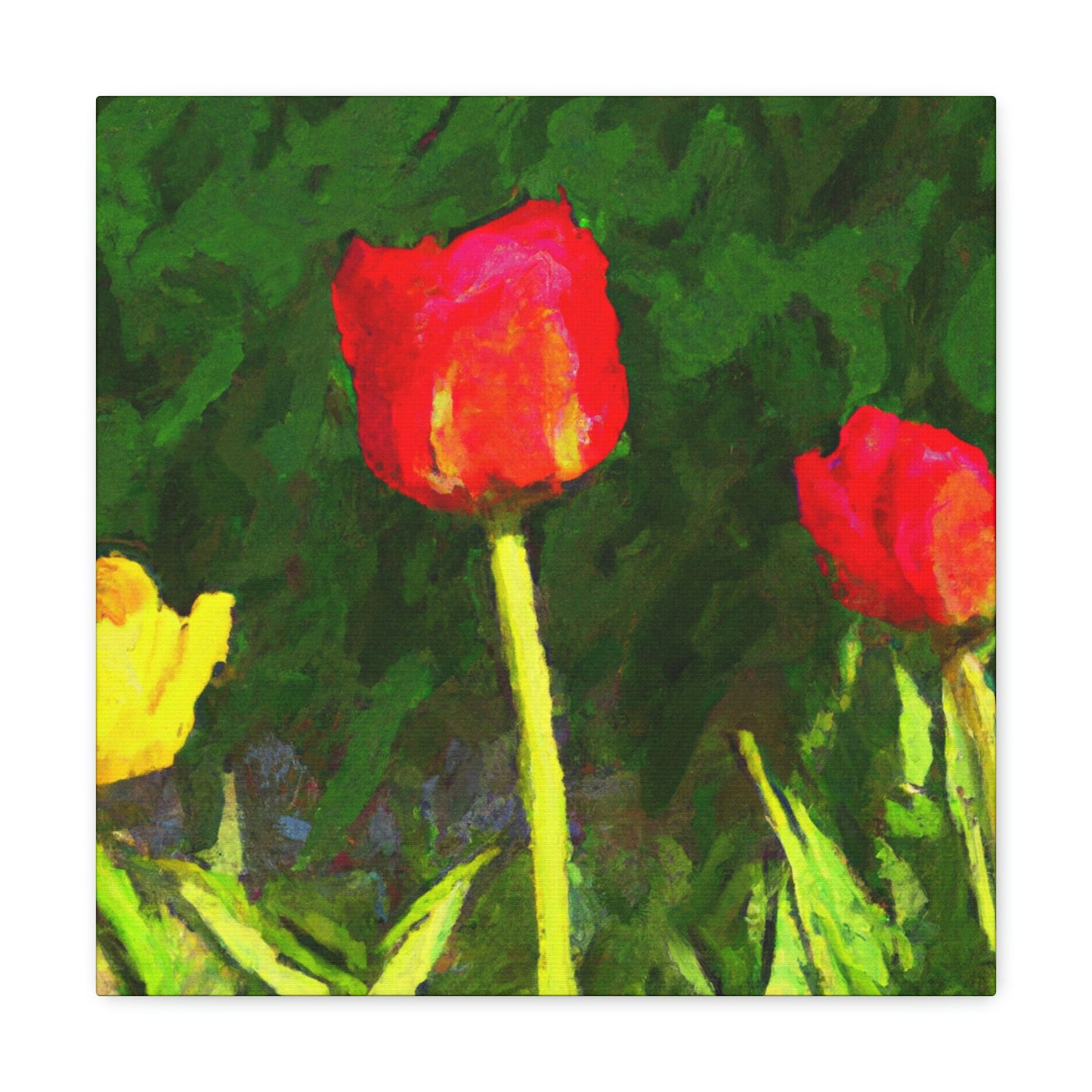 Tulips in Technicolor - Canvas