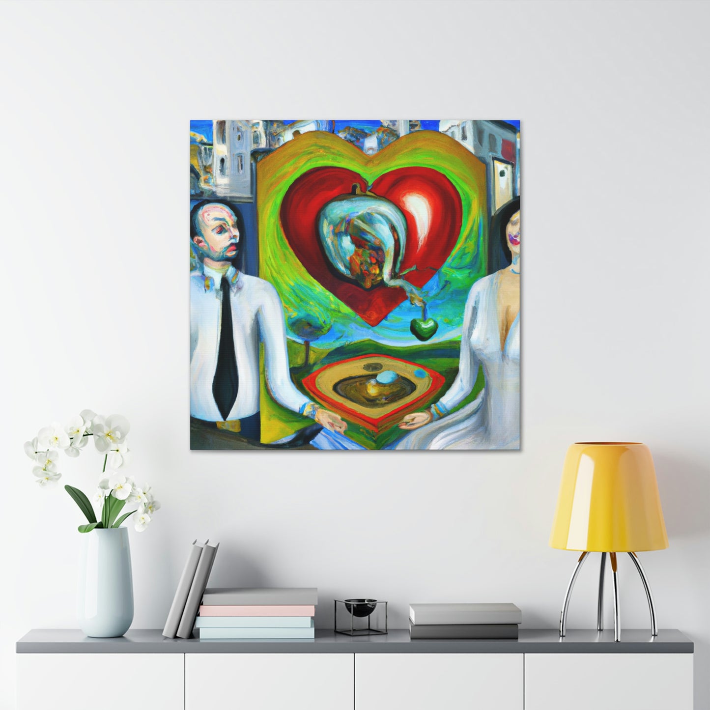 Love Beats Synchronized - Canvas