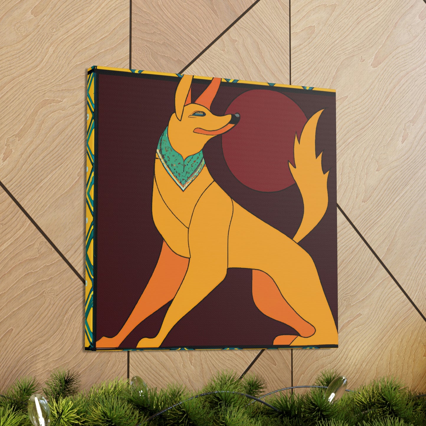 "Dhole's Deco Dream" - Canvas