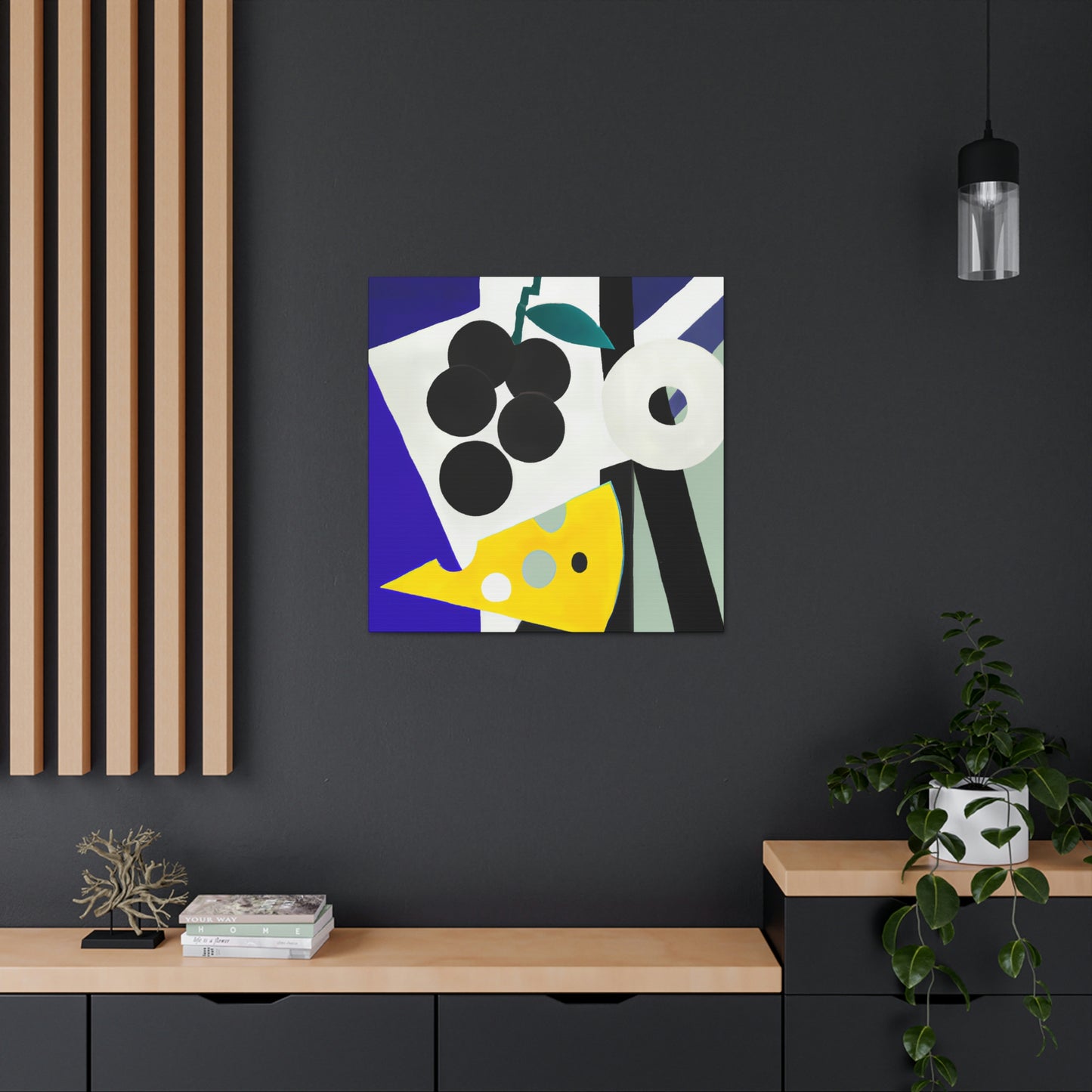 Cheese and Grapes Abound - Canvas