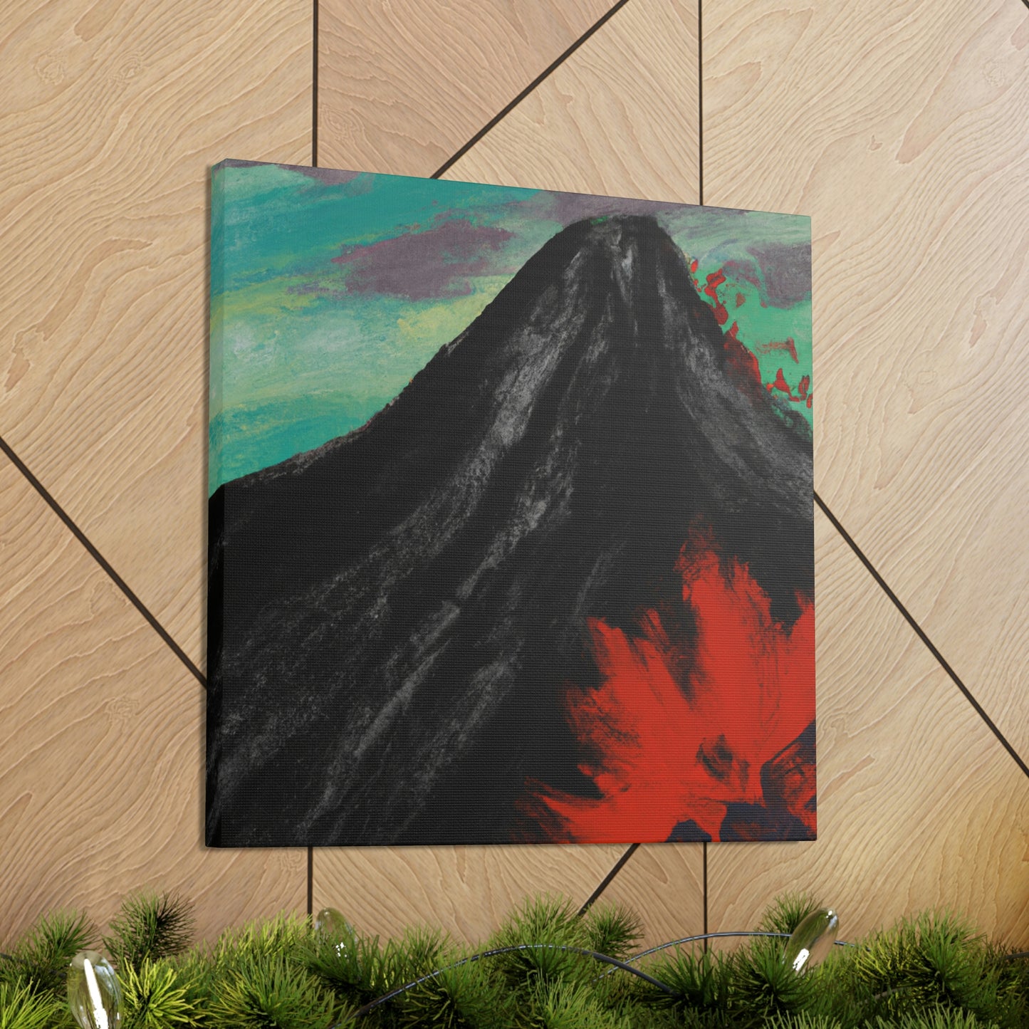 Volcano in Eruption - Canvas