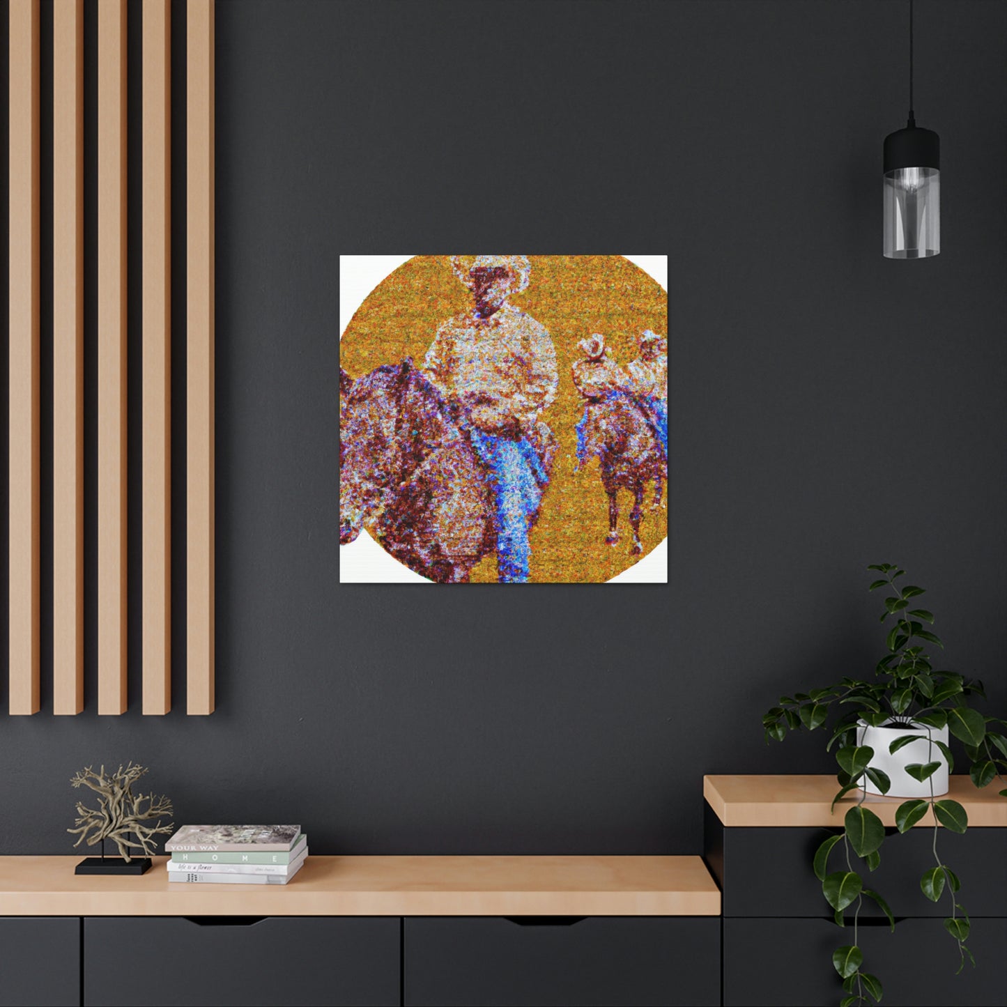 "Round Up: Cattle" - Canvas