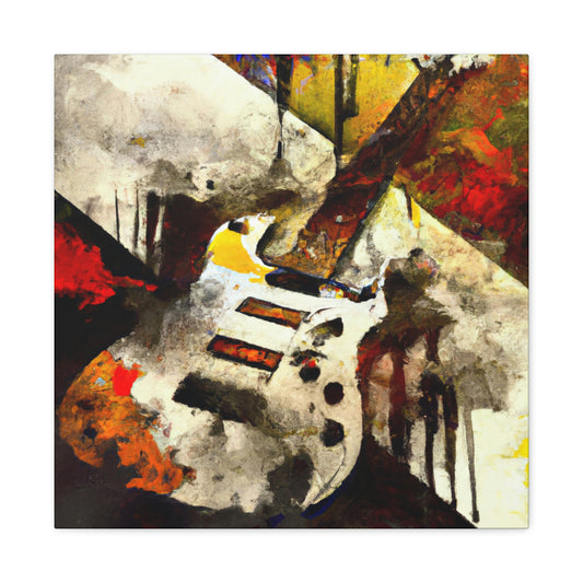 Electric Guitar Power - Canvas