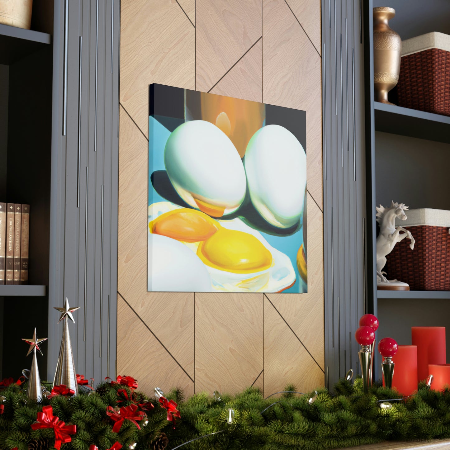 Eggs in Splendor. - Canvas