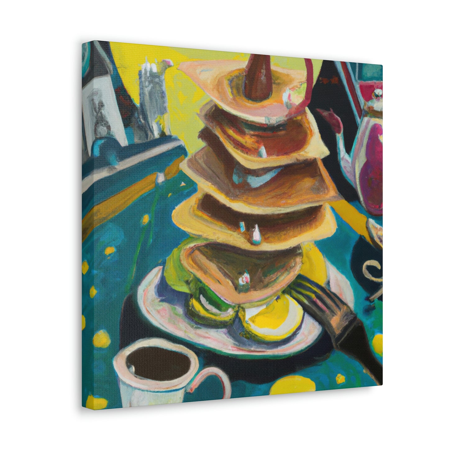 "Pancakes in Surrealism" - Canvas