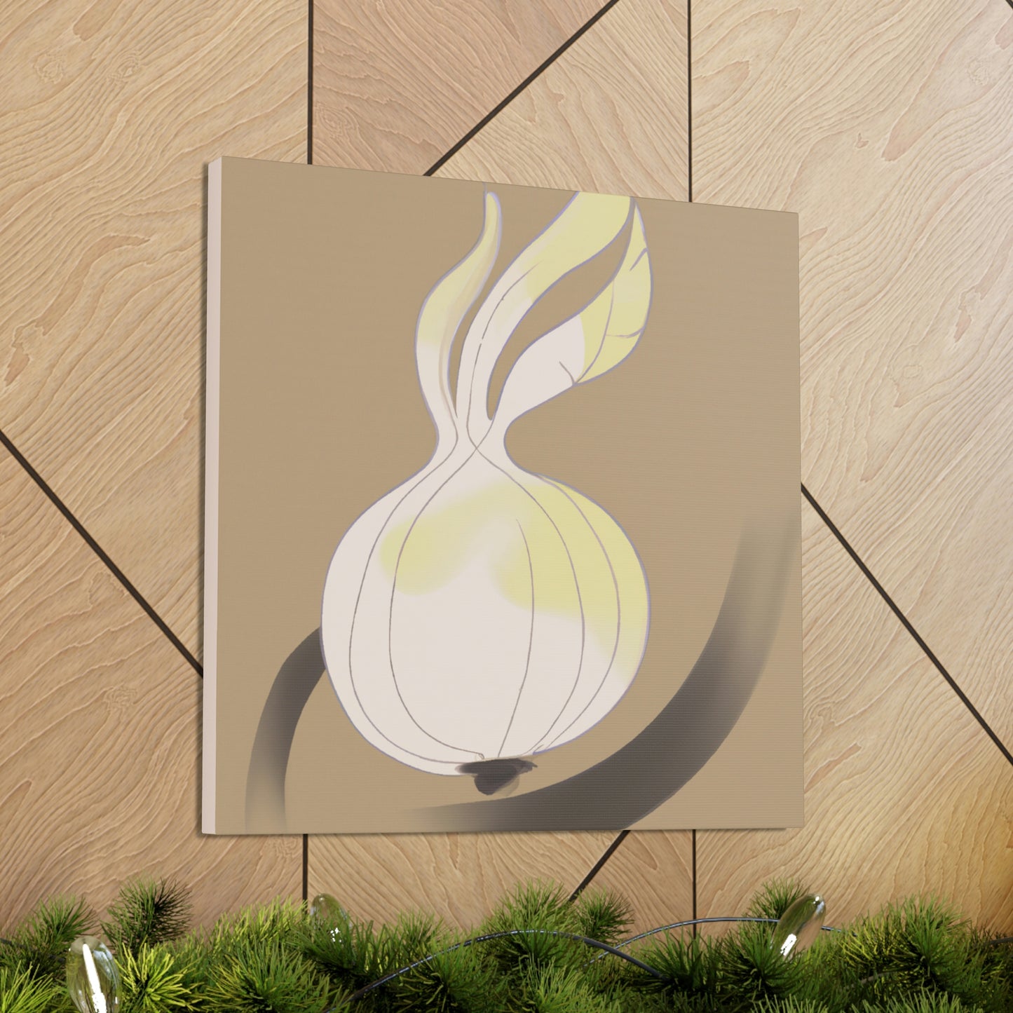 "Onion in Art Deco" - Canvas