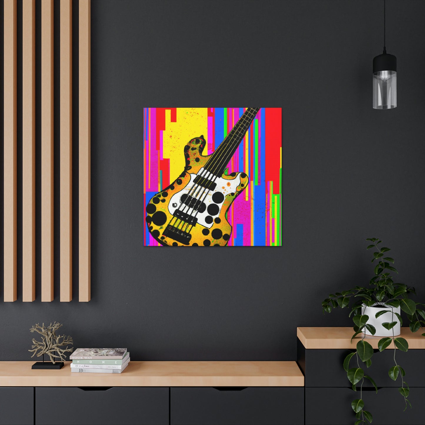 "Fauve Bass Guitarist" - Canvas