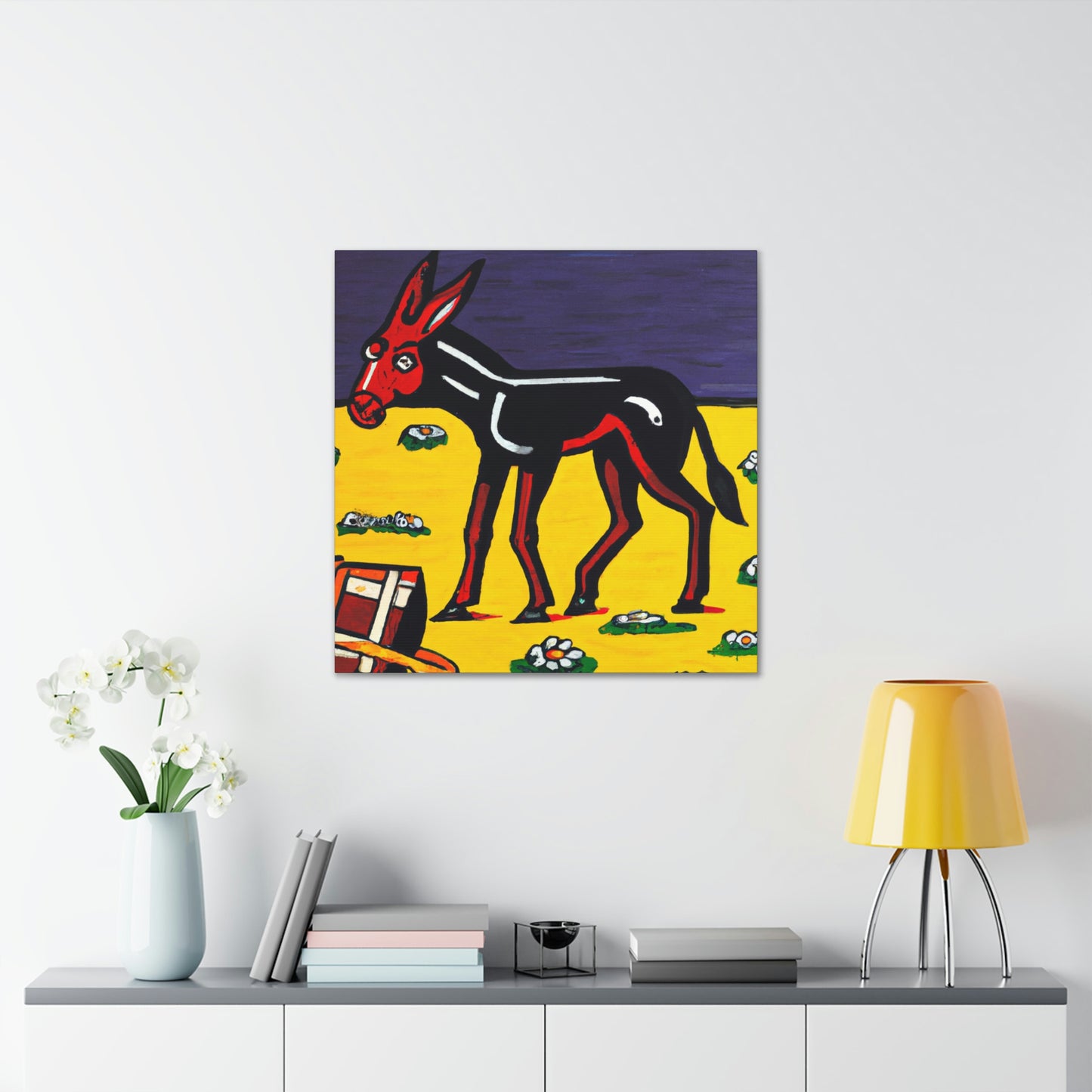 The Donkey's Style Dance - Canvas