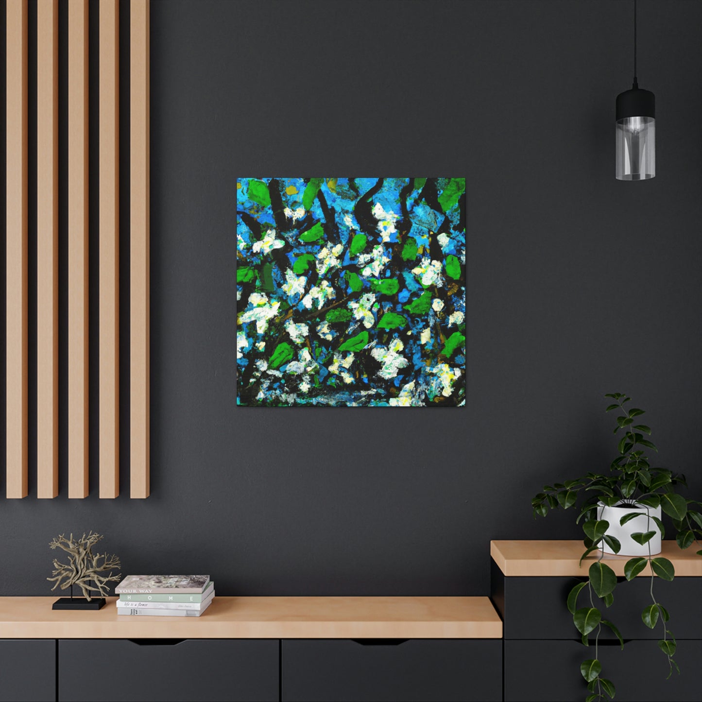 Jasmine's Colorful Frenzy - Canvas