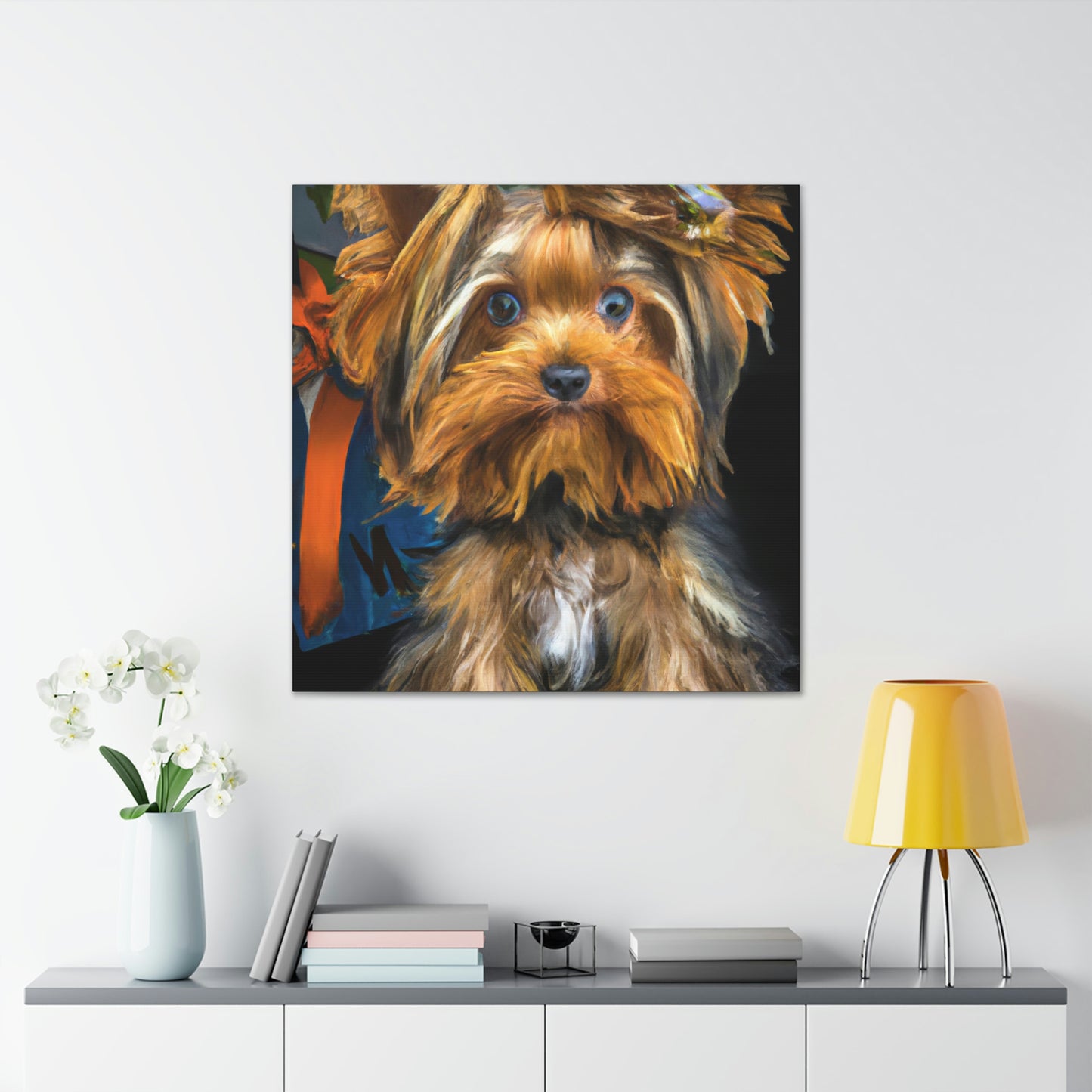 "Yorkshire Terrier Surrealism" - Canvas