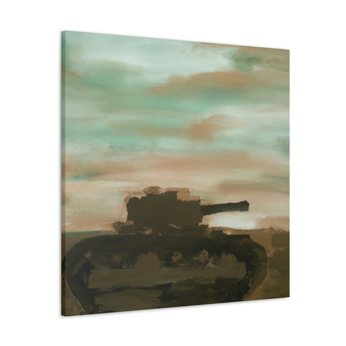 Tank in Abstract Form - Canvas