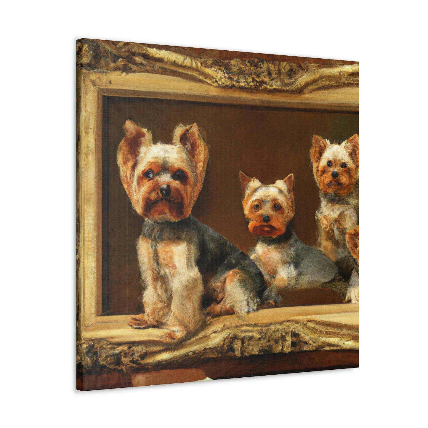 Yorkshire Terrier Symmetry - Canvas