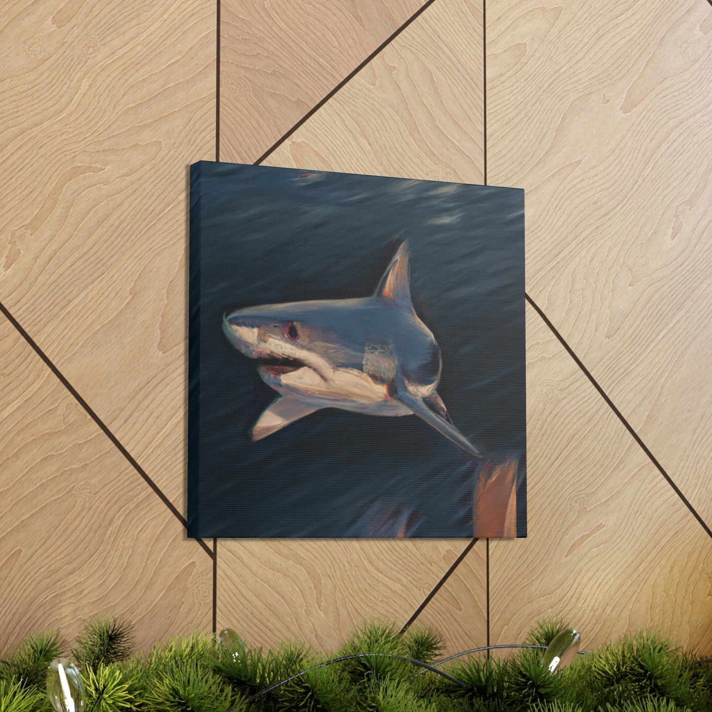 "Shark in the Ocean" - Canvas