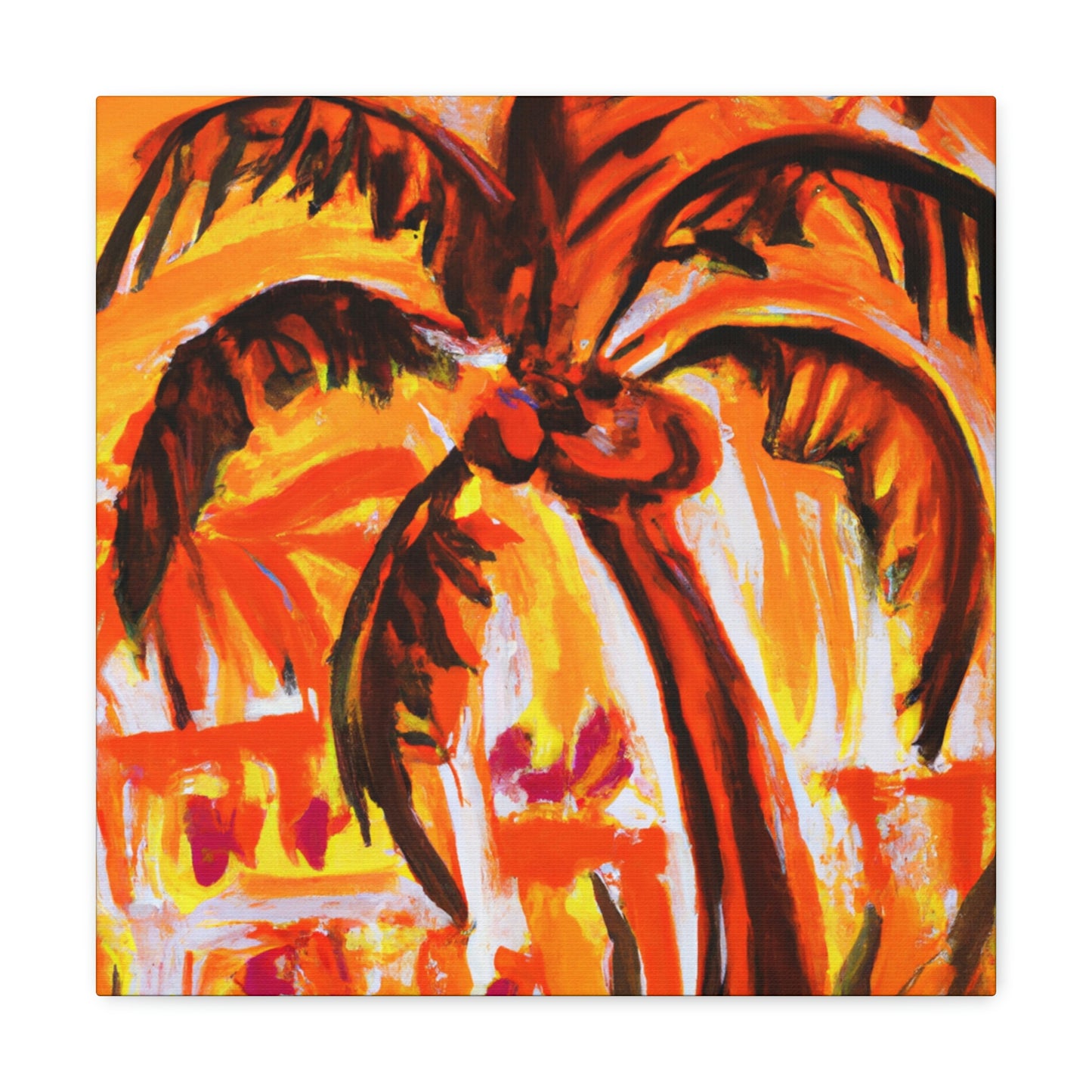 Palm in Expressionism - Canvas