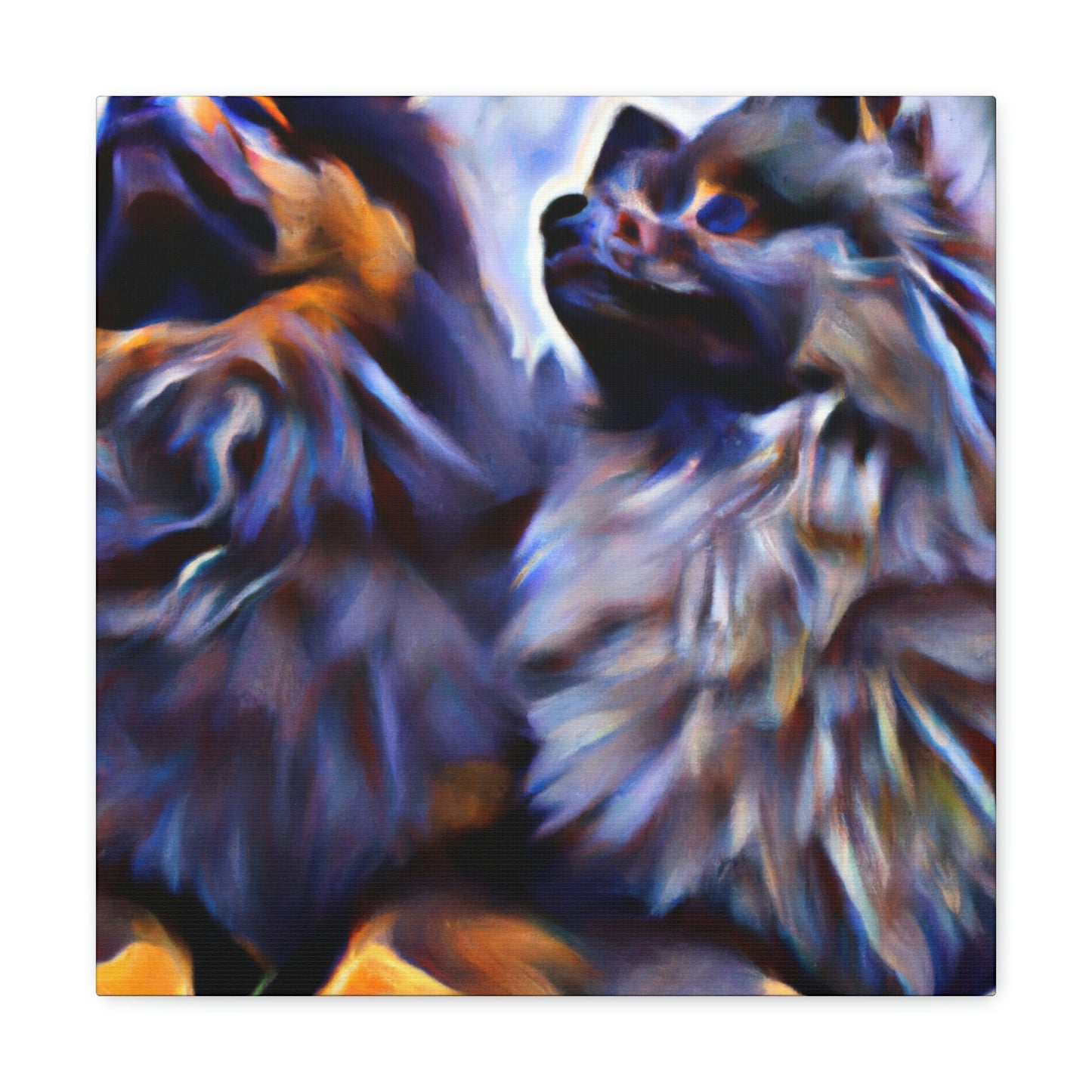 Keeshond in Dreamscape - Canvas