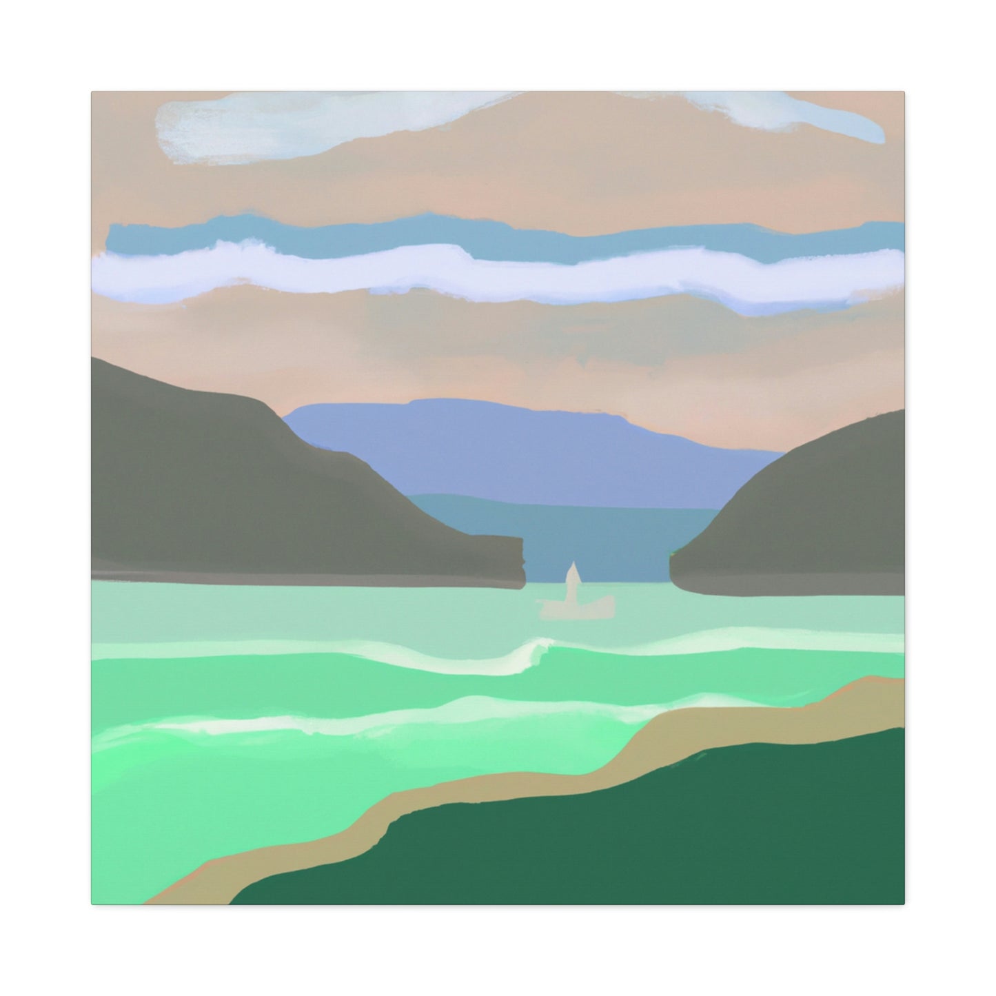 "Bay of Minimalism" - Canvas