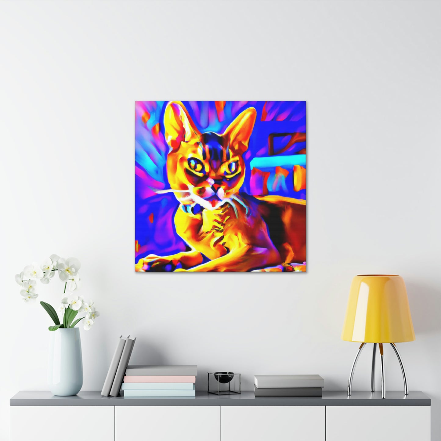 Abyssinian Pop Splendor - Canvas