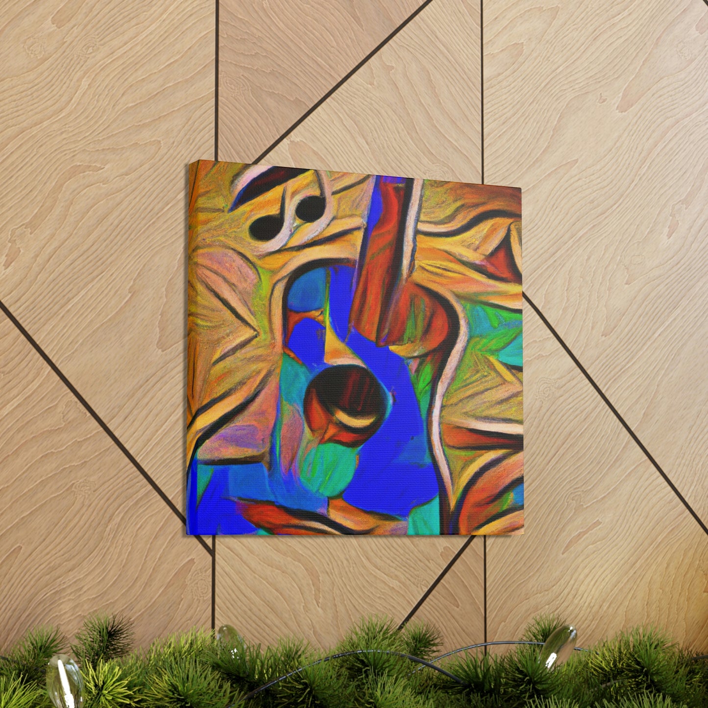 "Acoustic Guitar Resonance" - Canvas