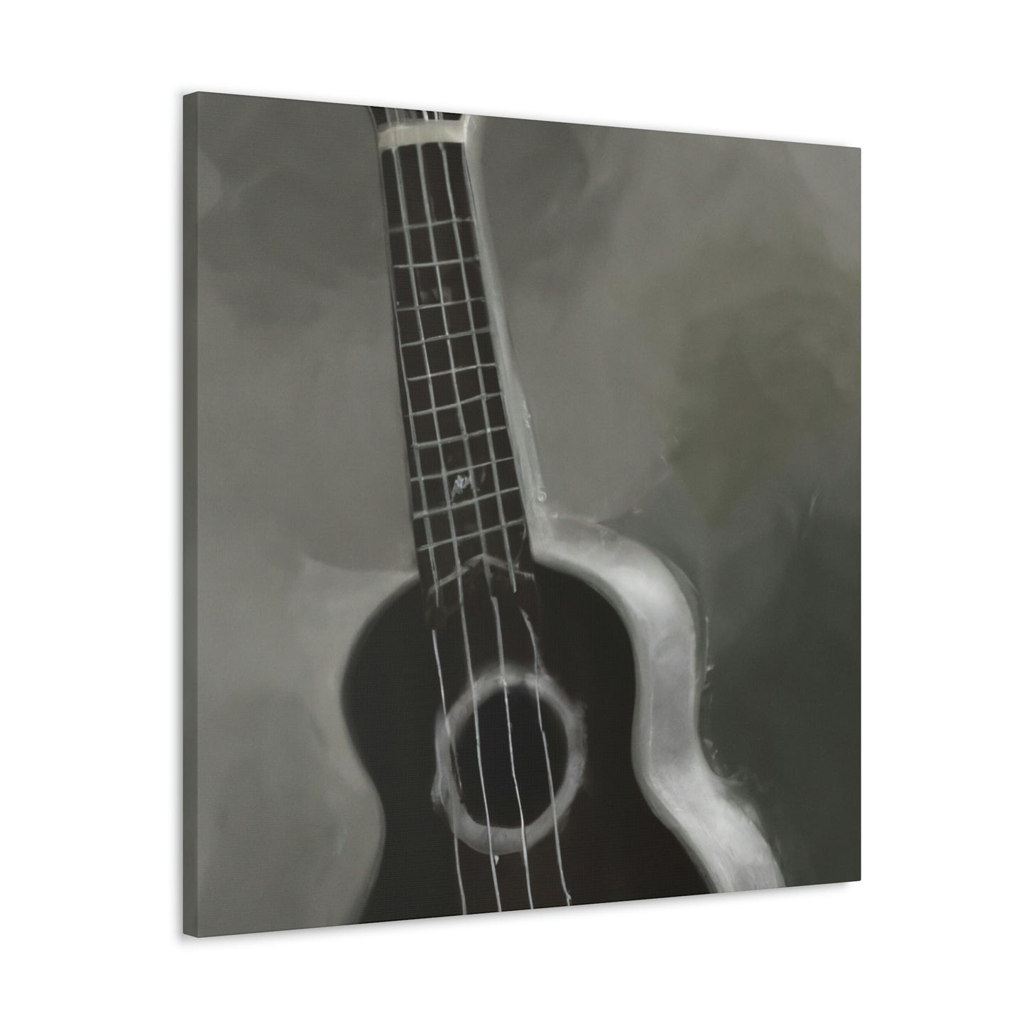 "Ukelele Night Serenade" - Canvas