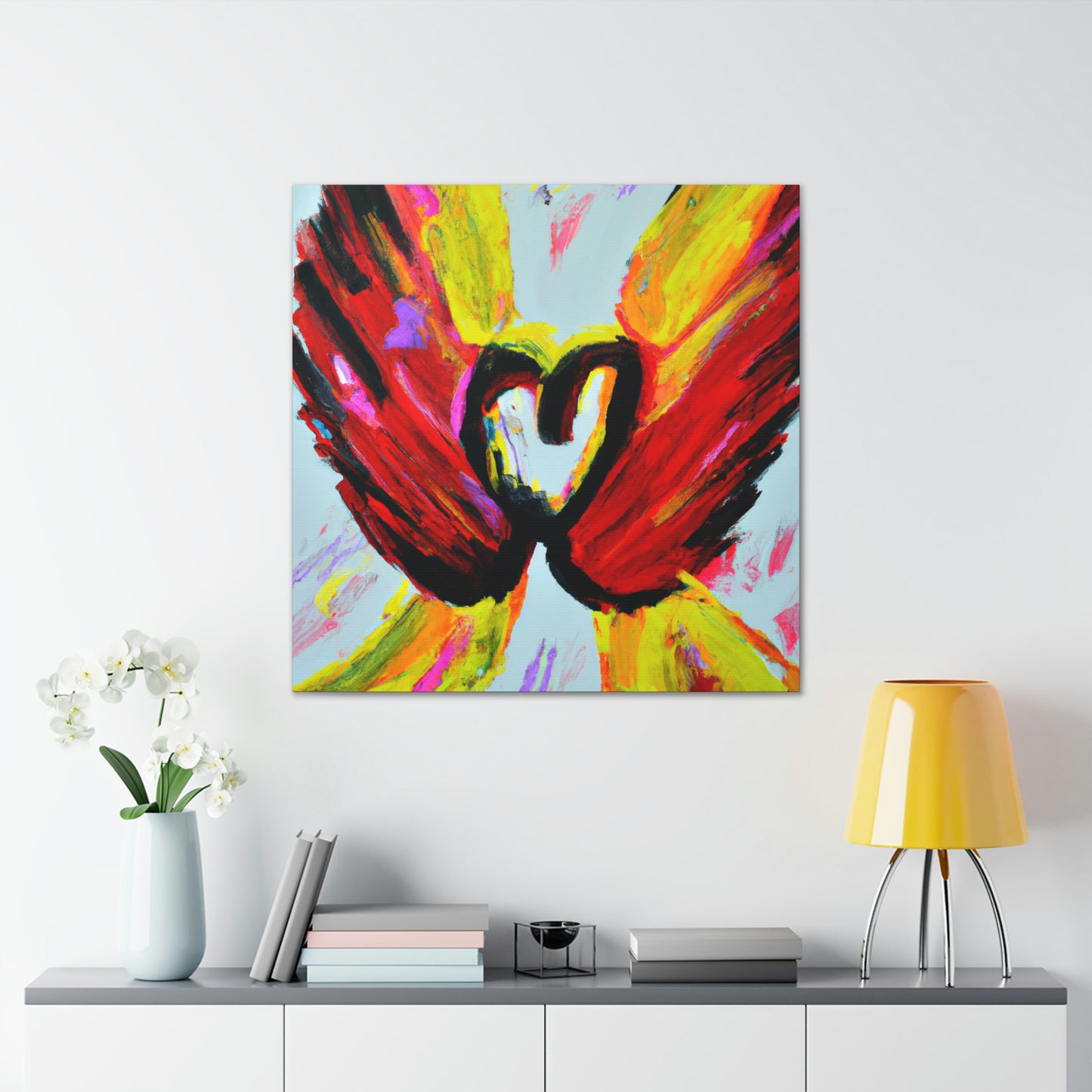 Love's Angelic Wings - Canvas