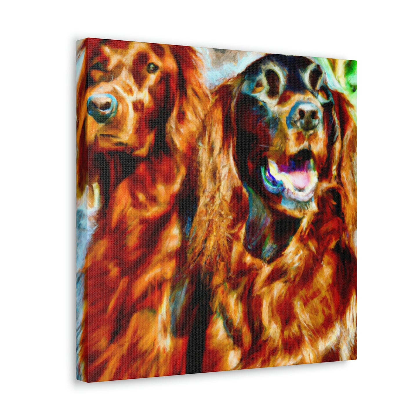 Irish Setter Symphony. - Canvas