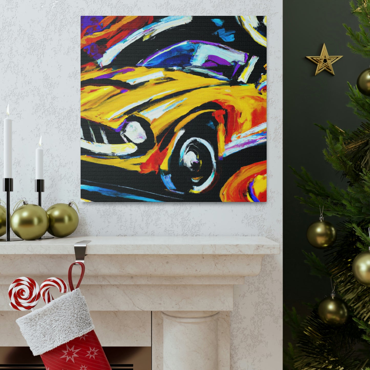 "Classic Automobile Dreaming" - Canvas