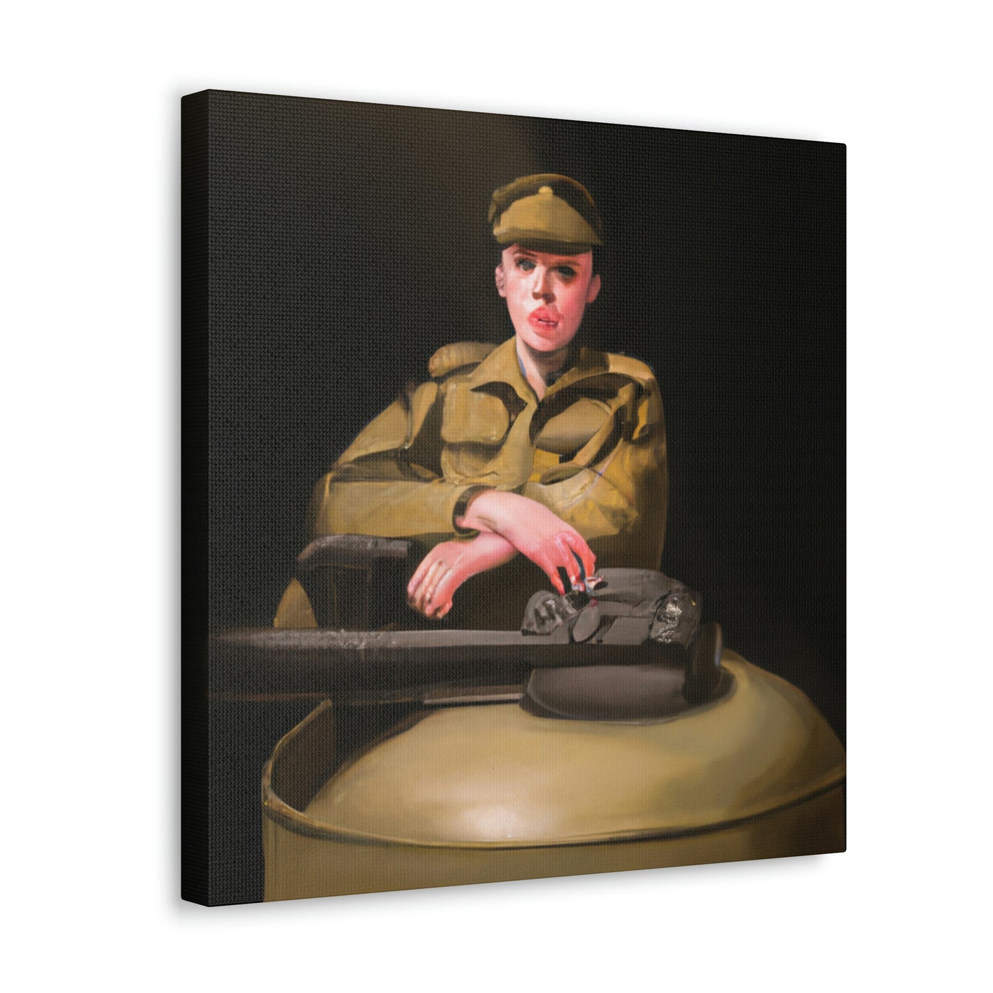 "Tank Operator's Dreamscape" - Canvas