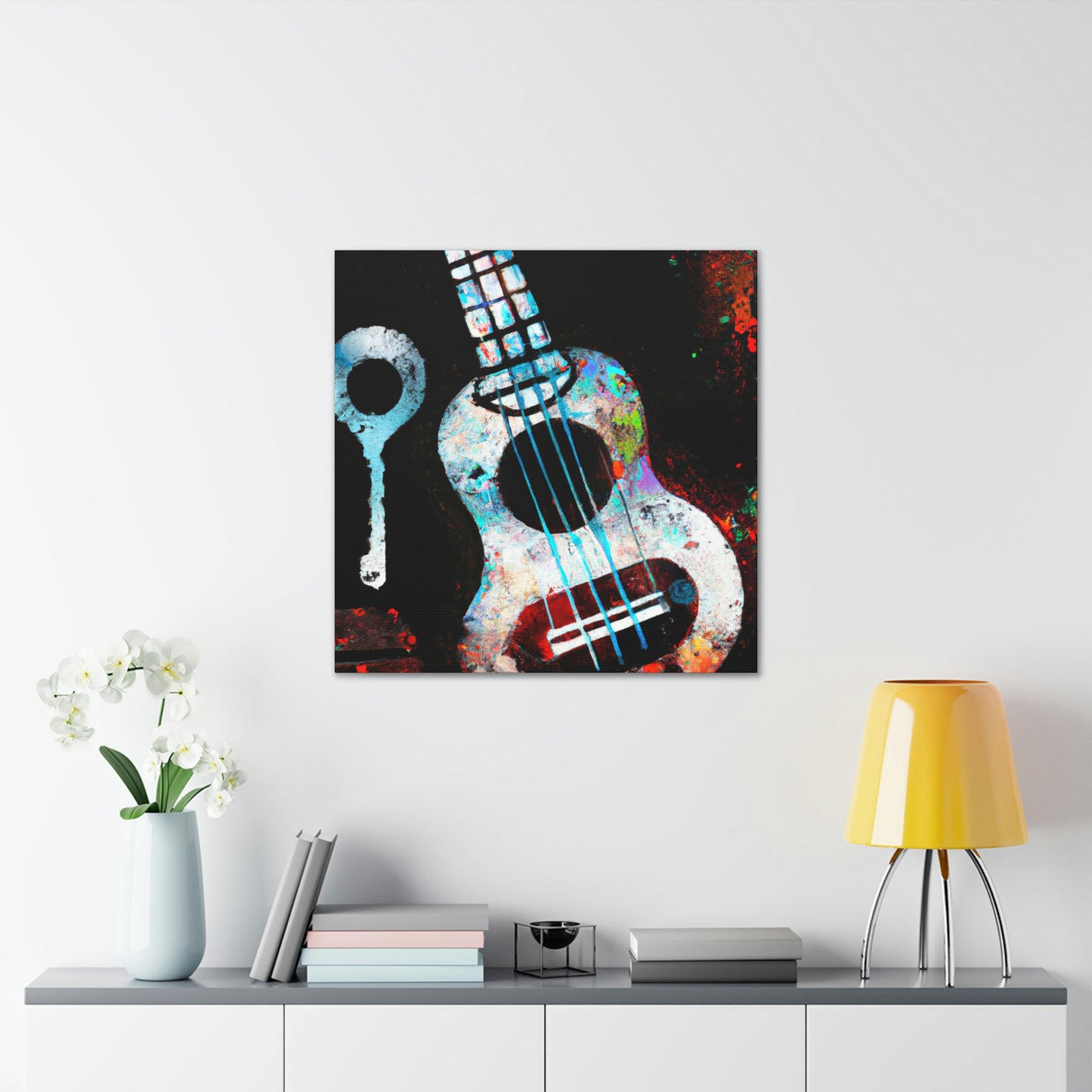 Ukelele Abstractionism - Canvas