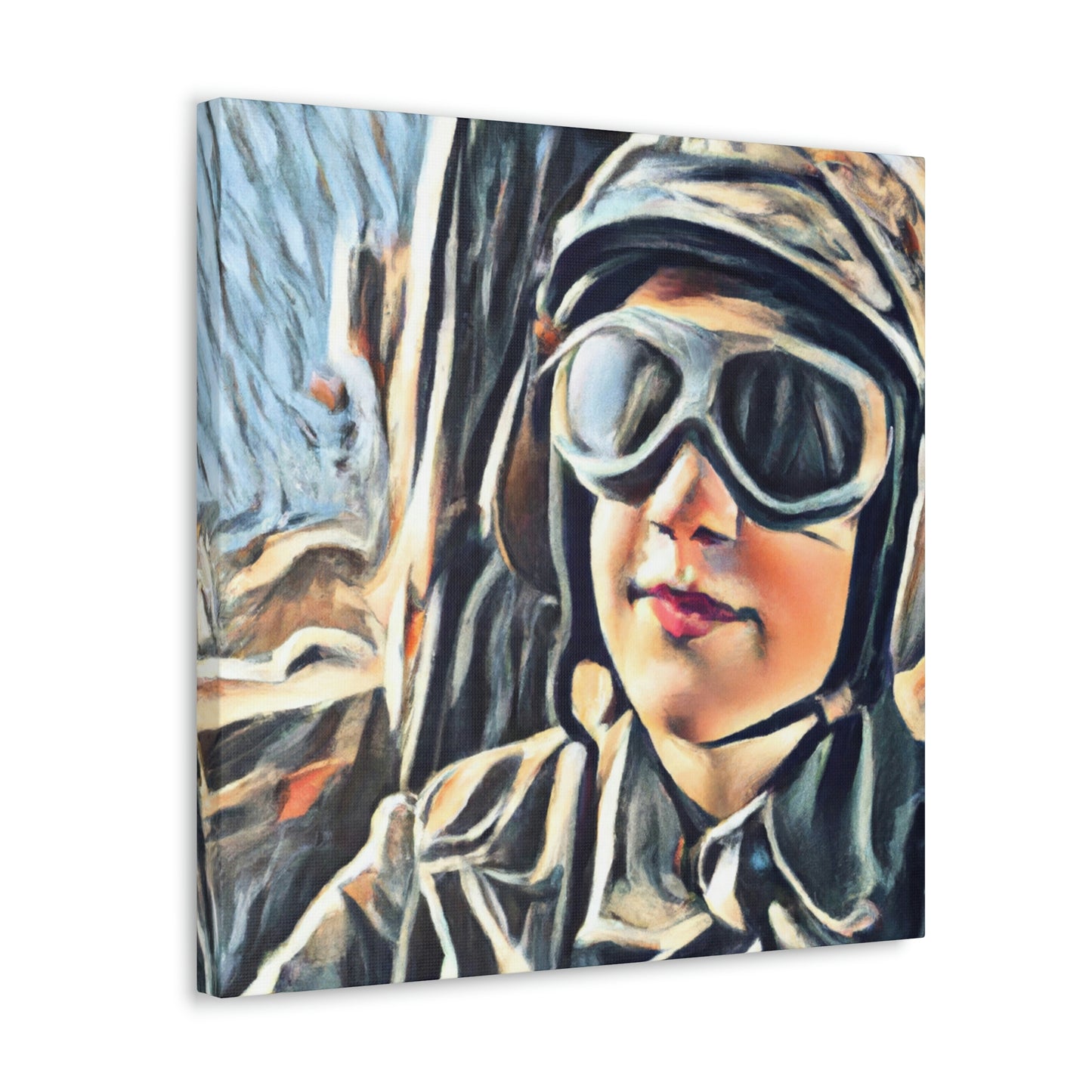 "Blue Skies, Navy Pilot" - Canvas