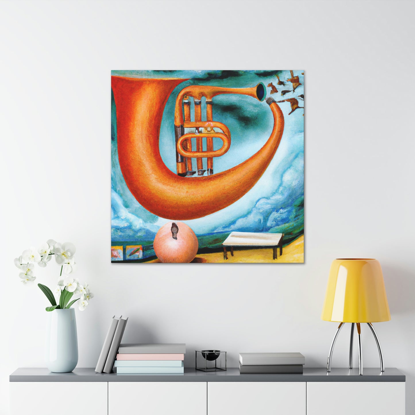 "Trumpet in a Dreamscape" - Canvas