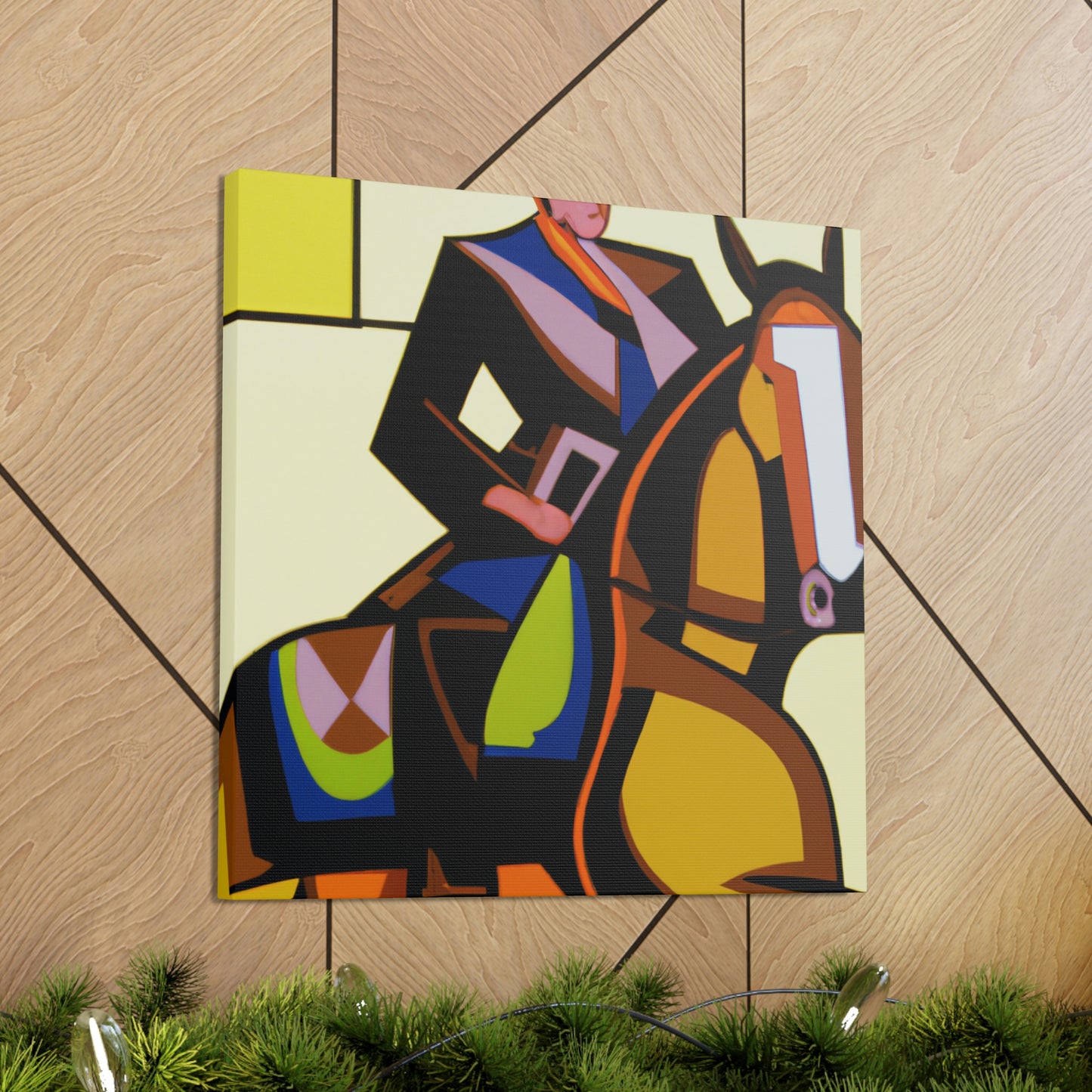 "Cowboy Acrobatic Elegance" - Canvas