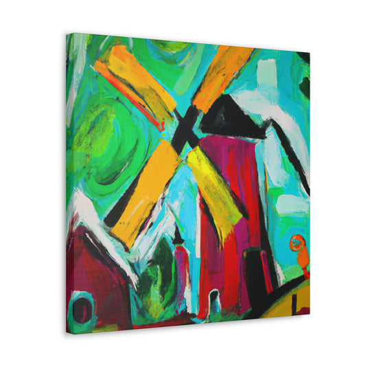 Windmill in Turbulence - Canvas