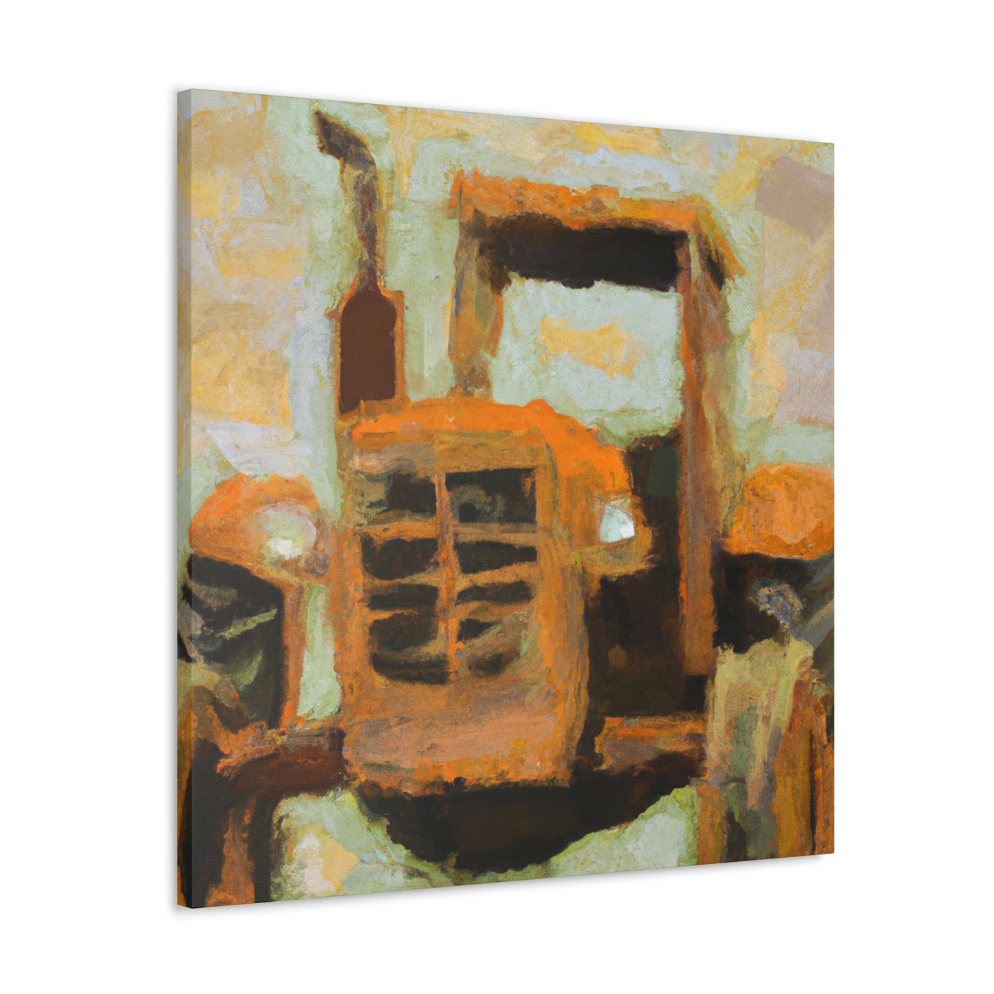 Tractor in the Wheat - Canvas