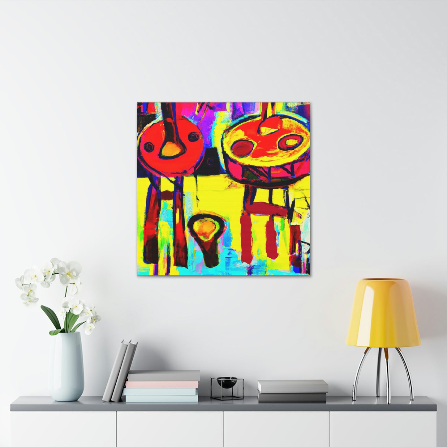 "Bongos in Abstraction" - Canvas