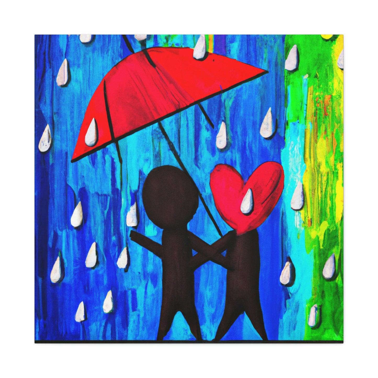 Love in the Rain - Canvas