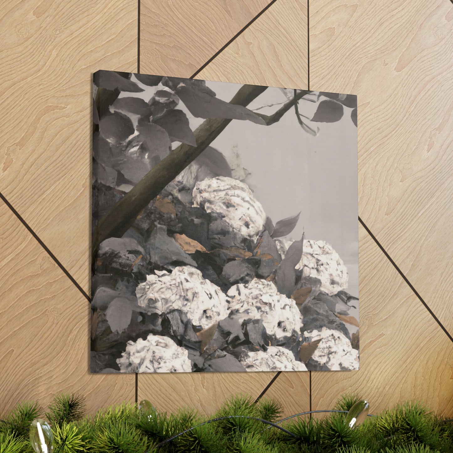 "Hydrangeas in Moonlight" - Canvas