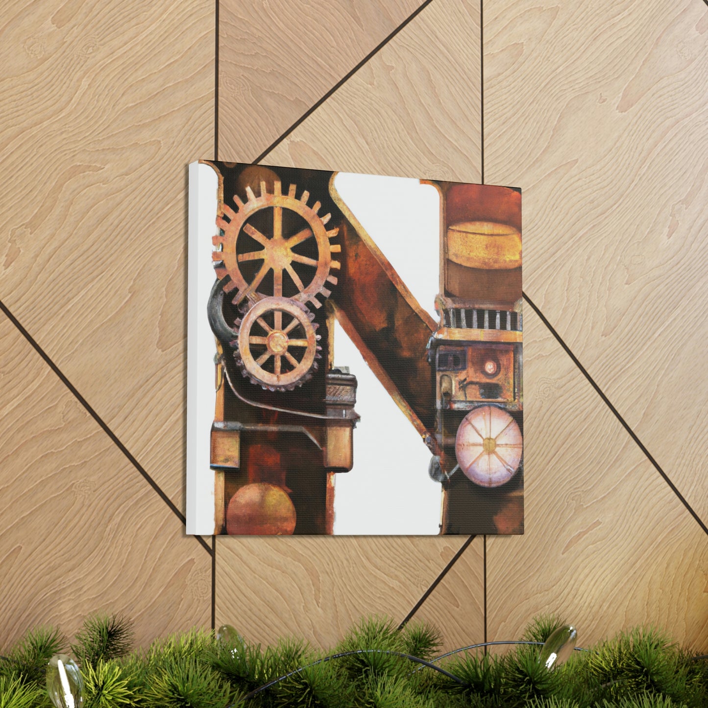 Steampunk Time Machine - Canvas