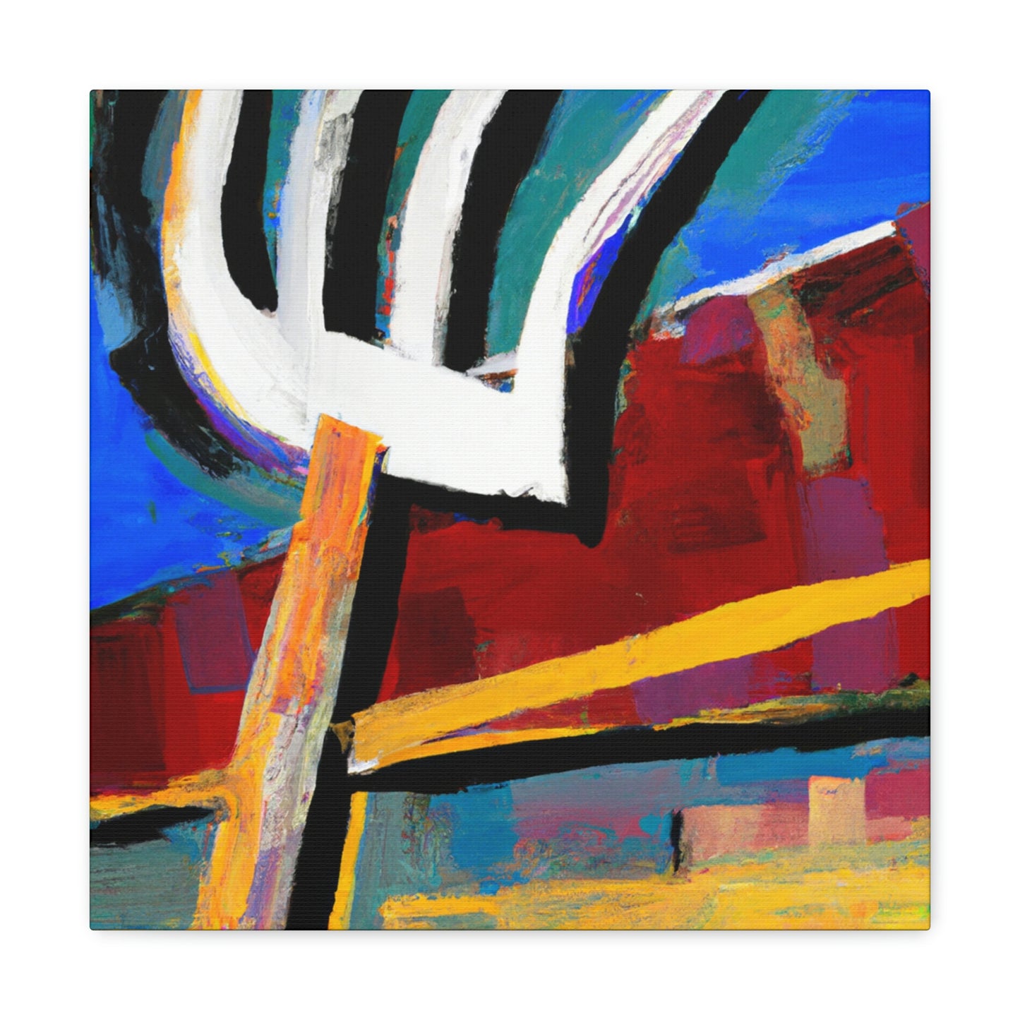 Pitchfork in Moonlight - Canvas