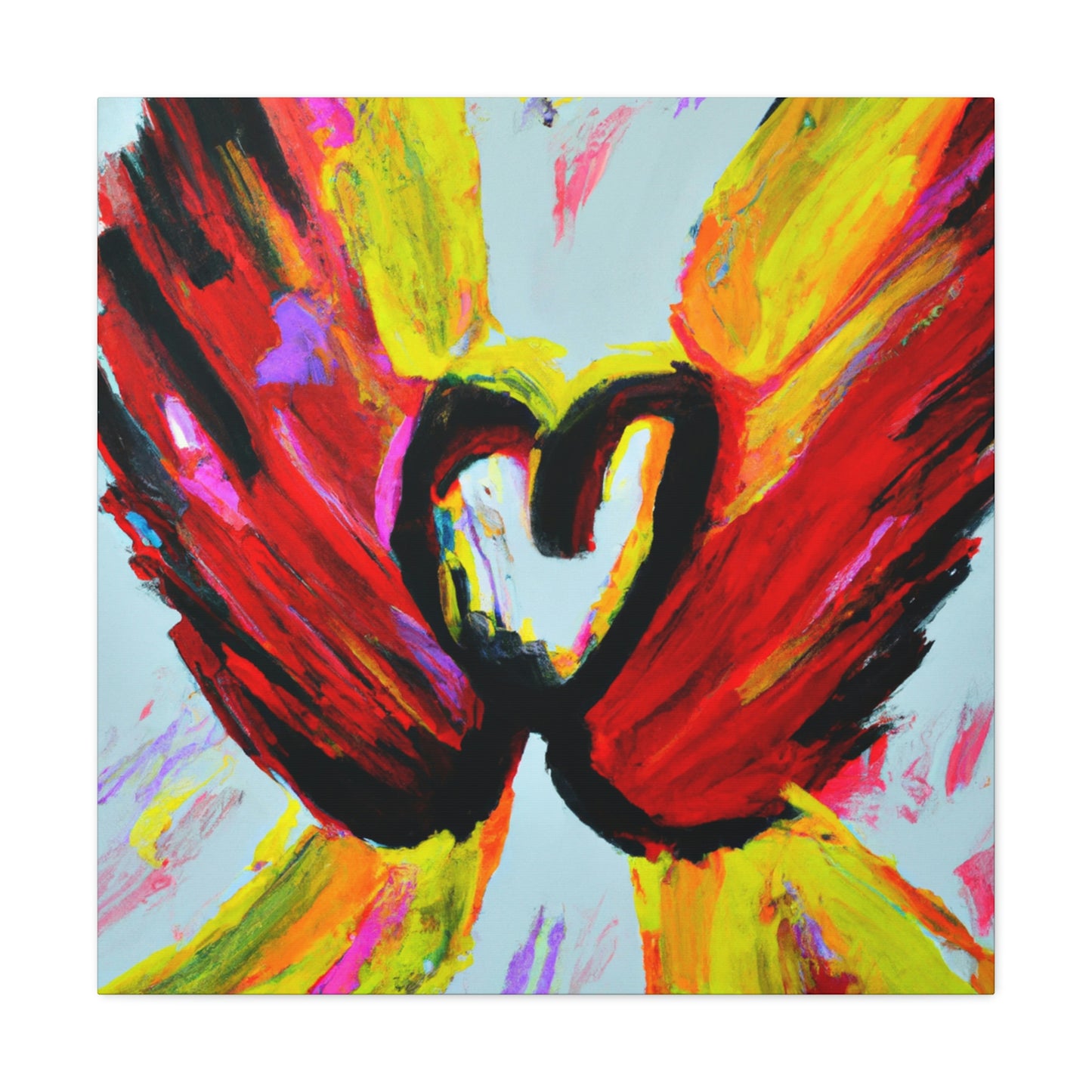 Love's Angelic Wings - Canvas