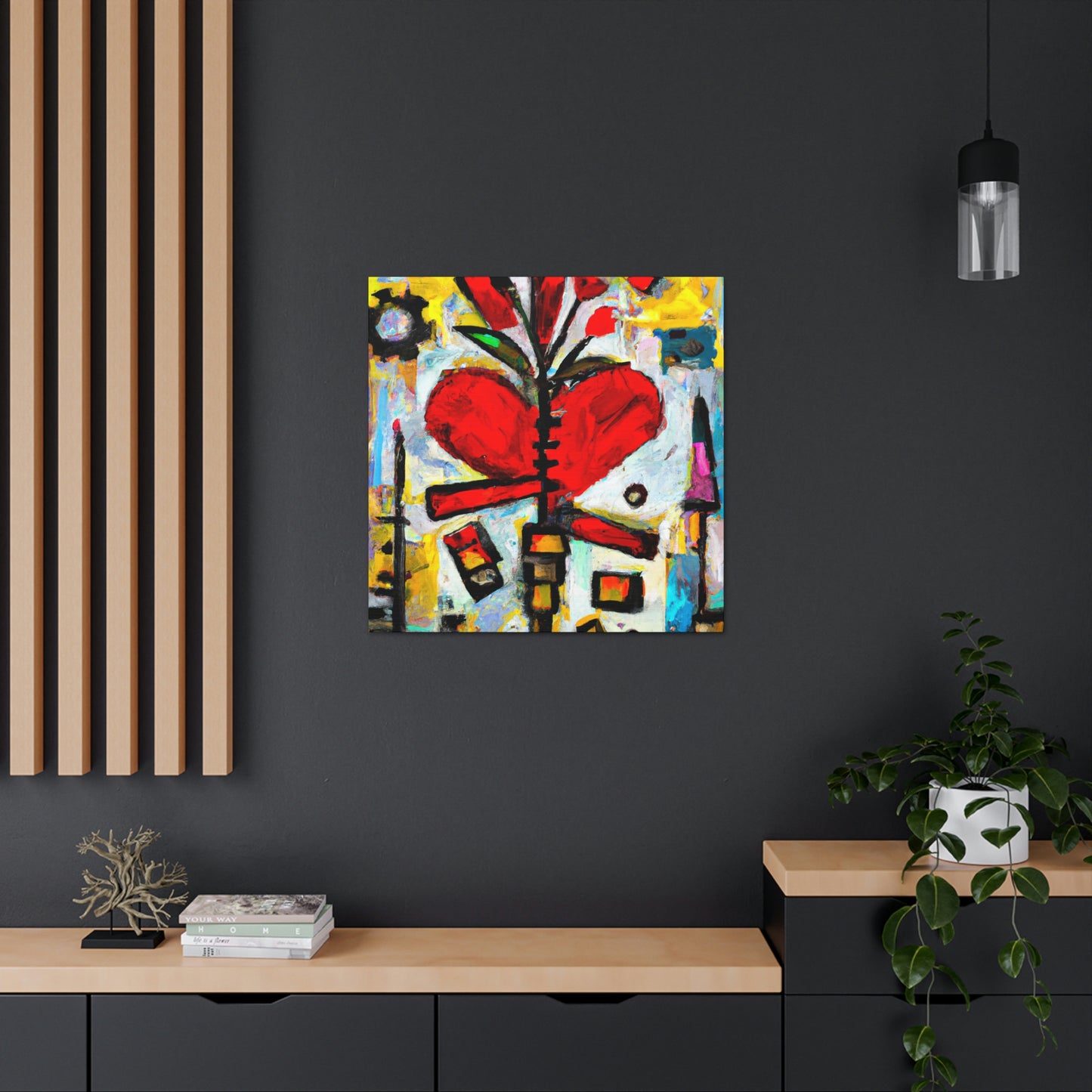 Love Bouquet Embrace - Canvas